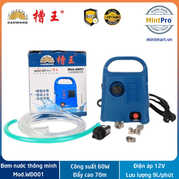 Bơm nước thông minh tự ngắt Caowang Mod.WD001 - Dùng cho máy cắt rãnh ...