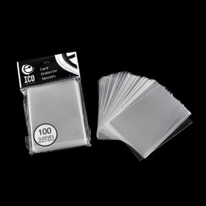 100pcs Transparent Unsealed Game Sleeves Board Cards 65*90mm Card Protector Magic Killers of Three Kingdom Football Star Card