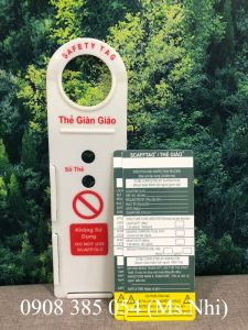 Thẻ treo dàn giáo công trình