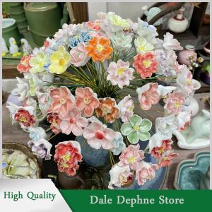 [Dale Dephne] Hoa gốm jingdezhen hoa mô phỏng thủ công nhiệt độ cao cuộc sống vĩnh cửu trang trí hoa quà tặng sáng tạo nhà furn