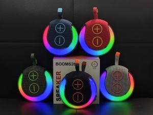 ลำโพงบลูทูธ Booms260 ใหม่ล่าสุด เสียงดี ปรับเสียง/ไฟได้ เลือกสีได้ รองรับ USBTF ไร้สาย บลูทูธ มีหูหิ้ว สิน้คาพร้อมส่งจากกทม ลำโพงบลูทูธ ลำโพงไร้สายและบลูทูธ