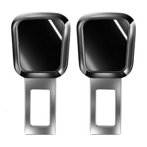 2pcs Zinc Alloy Seat Belt Extenders Fasteners Adapter Secure Locking Mechanism Universal Car Safety Device For Rear Seat