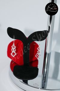 ต่างหูเงินแท้ เงินแท้98% ต่างหูห้อย ผู้หญิง ดีไซน์เก๋ไม่ซ้ําใคร เงินแท้ทั้งชิ้น ไม่ใช่เงินชุบ ไม่ลอกแน่นอน BedeeSilveer BedeeShop รหัส BD-ER-98007