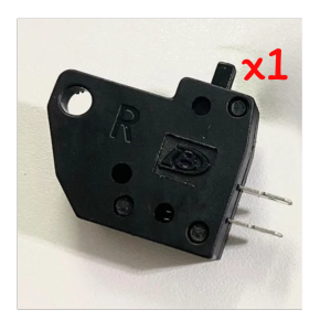 สต๊อบเบรค สวิทเบรคหน้า ดิสเบรคหน้า ข้างขวา สำหรับมอเตอร์ไซค์ HONDAทุกรุ่น สวิทซ์ไฟเบรคหน้า สวิทเบรคหน้าวัสดุ วัสดุABS A184