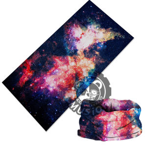 Musion Colorful Galaxy Head Scarf Sun Protection Bandana Breathable Fashion Tube Mask Elastic Topeng Sarung Muka for Cycling