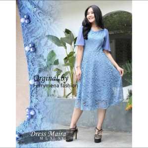 DRES MAURA BRUKAT CERUTY MIX PAYET/DRES REMAJA BRUKAT PESTA/DRES PESTA NATAL TAHUN BARU