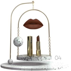 ปลีก/ส่ง ลิปสติกแท่งเนื้อแมท Angel สีสวยแพ็คเกจหรูหรา มีกระจกในตัว No.8924