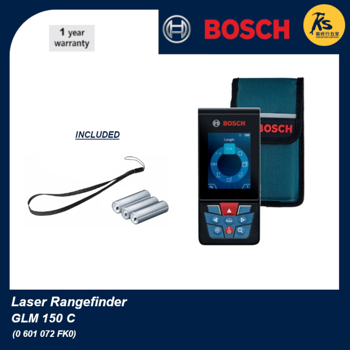 BOSCH Range Finder GLM 150 C Professional ( 0 601 072 FK0 ) Lazada
