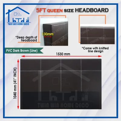 [Twin Win Home] Single/Super Single/Queen/King Size Headboard - In 5 Color