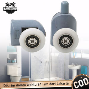 2pcs Roda Kamar Mandi Kaca 25mm Universal Roda Shower Box Jepit Roda Katrol Pengganti Untuk Pintu Shower Posisi Bawah Dan Atas