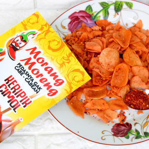 Cimol Kering Pedas Morang Moreng - Snack Kekinian Cimoring Aneka Rasa