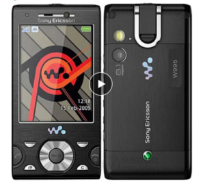 Sony Ericsson W995 Unlocked W995i Mobile Phone Slider Music phones 3G WIFI GPS Phones