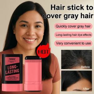 Household Pure Plant Hair Dye Stick One Comb Color Hair Dye Stick White Hair Covering Dyeing Comb Ammonia-Free Cover Gray Cover white durable waterproof Hair Dye