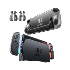 JSAUX Nintendo Switch 2 Dockable Case Split Design & Stand Switch2 Protective Casing Ergonomic Cover