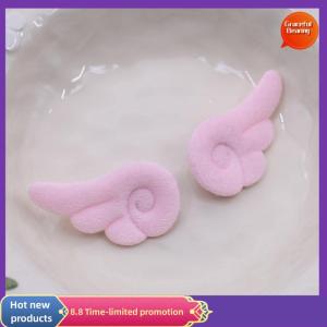 Graceful 1 Pair Small Angel Wings Brooch Japanese Style Sweet Clothes Decor Y2K Plush Bag Hat Accessories
