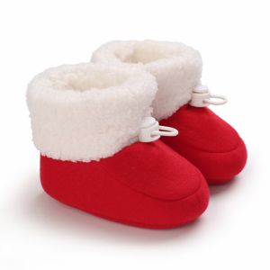 FWFHTP Đế mềm Giày bốt đi tuyết cho trẻ sơ sinh Lớp lót mềm mại Đế chống trượt Giày tập đi cho bé Thoải mái Bông lông xù Giày tập đi cho trẻ biết đi