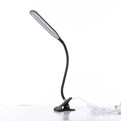 Rechargeable Reading Clip Lamp Clamp LED Light USB Charging Shade Table Lamp Flexible Adjustable Eye Protection Study Desk Lamp With Clip