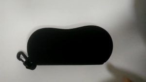 Kính mát trường hợp ánh sáng mềm mại ví cao su Dây Kéo Túi Giá Treo Kính mắt với clip cho ba lô vành đai phụ kiện du lịch