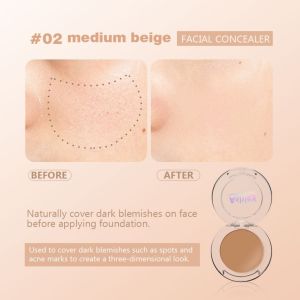 Ashley Shine Light Concealer Waterproof Full Coverage Concealer Not Easy to Take off Makeup AS8156