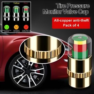 Motorcycle Electric Car Tire Inspection Cap Monitor Air Pressure Tire Gauge Warning Valve Cap Tire Pressure摩托车电动车轮胎检测帽