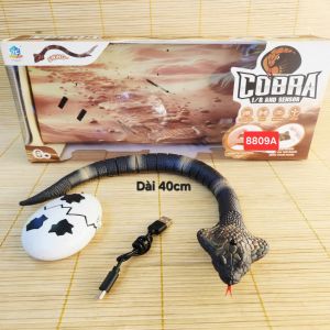 Đồ Chơi Trẻ Em - Hộp Đồ Chơi Con Rắn Điều Khiển Thú Điều Khiển Dành Cho Bé 8809A