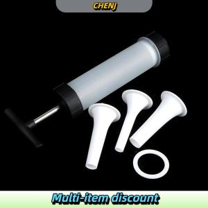 เครื่องอัดไส้กรอก 3 หัว แบบกด BPA FREE กดไส้กรอก กระบอกอัดไส้กรอก เครื่องทุบไส้กรอก ไส้กรอก 3 หัวเปลี่ยนได้