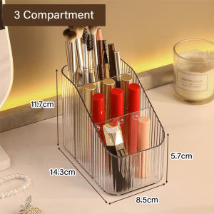 Worthbuy Bekas Transparent Bathroom Storage Box Makeup Cosmetic Organizer Box Multi-purpose Makeup Storage