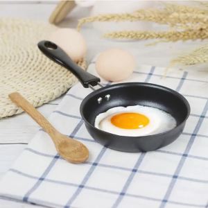 Kirilgu R1WACooking Pan Non-Stick Iron Frying Pan for DuPont Coating Portable Long Hand K6R8Z