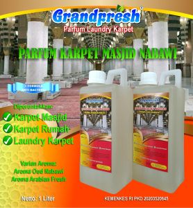 PARFUM KARPET MASJID NABAWI 1 L | PARFUM KARPET AROMA OUD MASJID NABAWI | PEWANGI KARPET MASJID