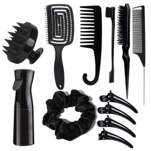 New Style Professional Barber Fade Hair Cutting Curved Design Positioning Comb Adjustable Hair Clipper Comb Hairdresser Tools
