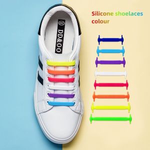 CPY T-Shaped Lazy Shoelaces Free Silicone shoe lace  Detachable Elastic Elastic Silicone shoeLaces