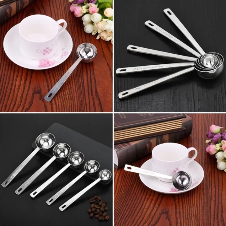 OPEAREY%20Stainless%20Steel%20Measuring%20Spoon%205/10/15/20/30ML%20Blending%20Powder%20Spoon%20Durable%20Thicken%20Coffee%20Scoop%20Powdered%20Milk%20-%20Image%206