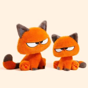 NEXTYOO 30cm/40cm Mèo Nhồi Bông Màu Cam Dễ thương Chất liệu mềm mại Đồ chơi nhồi bông dễ thương Sáng tạo Đồ chơi nhồi bông Cô gái