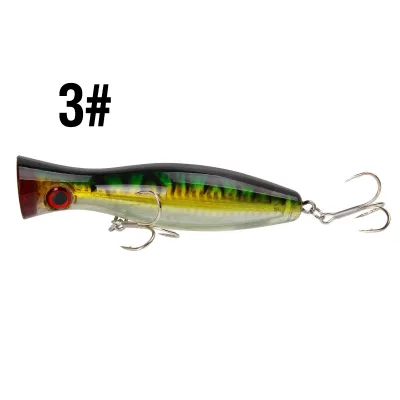 1Pcs 12cm 40g Big Whopper Plopper Popper Fishing Lure For Fishing Spinner Bait Fishing Bait SwimBait Lure Fish bait Fishing Gear Buzz Bait Lure Fishing Accessories
