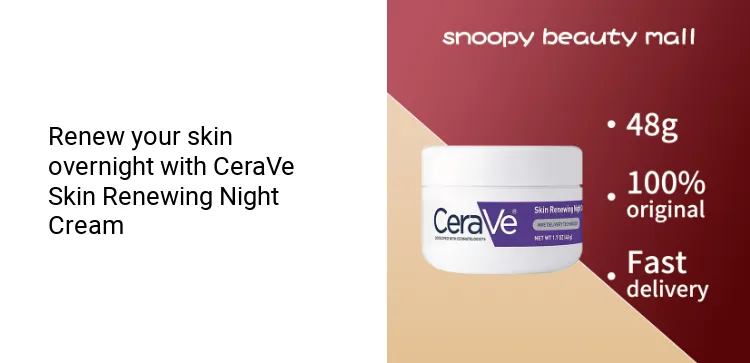 CeraVe Skin Renewing Night Cream with Peptides 48g | Lazada Singapore