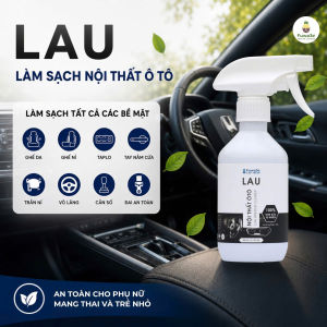 Xịt vệ sinh nội thất ô tô hữu cơ FUWA3E enzyme sinh học từ dứa 300ml - Diệt khuẩn an toàn với mọi bề mặt nội thất