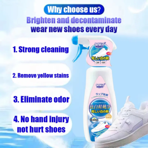 【Fans tone】425ML White Shoe Foam Cleaner Shoe Cleaner Shoes Sneaker Cleaning Accessories Shoes Cleaning Agent
