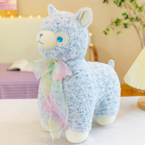 Gấu bông con cừu. thú nhồi bông cưu lông xoán huấn hoa hồng siêu cute