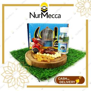 Paket K oleh-oleh haji dan umroh plus air zam zam