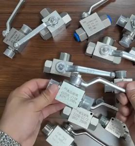 High Pressure Ball Valve YJZQ-KHB G1/4 G3/8 G1/2 G3/4 Internal Thread Hydraulic Switch Valve Made of Carbon Steel 31.5MPa 50MPA