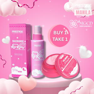 PRESTIGE INTERNATIONAL NIACINAMIDE KILIKINIS UNDERARM WHITENING SPRAY AND CREAM