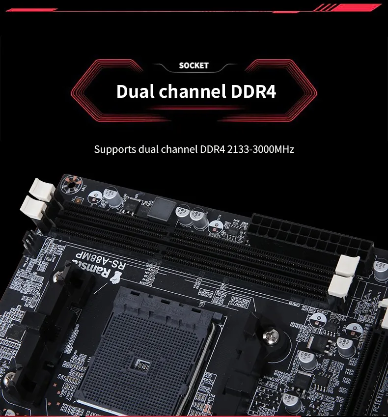 Ramsta RS-A88MP Ramsta Rs-A88Mp Micro Atx A88X Chipset Motherboard