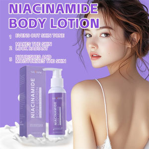 Niacinamide Lotion Highly Effective Whitening Body Lotion Hydrating And Moisturizing Removes Dull Skin Reduces Chicken Skin Relieves Skin Aging Anti-Ultraviolet Refreshing Non-Greasy Whitening Cream100ml