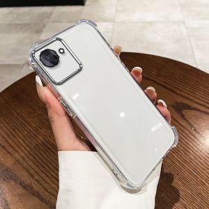 Case for Realme C30S REALME c30 2022 5G phone casing Softcase Silicone shockproof Cover new design aesthetic Cartoon Flower Cat with Lanyard for girls SJSTLSHM01