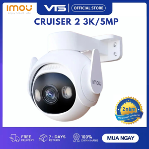 Camera Wifi IMOU CRUISER Z S7DP 3K 5MP Zoom 12X Ống Kính Kép Xoay 360 Độ Đàm Thoại 2 Chiều Có Màu Ban Đêm
