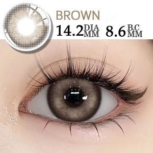 [0.00 s/d -6.00] UYAAI softlens 14.5MM Minus Mata Korea seri BUBBLE Sepasang LENSA KONTAK 6Bulan