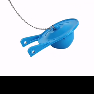 2Pcs Toilet Flapper Replacement Water Saving Flush Valves Flapper with Stainless Chain 3inch Universals Toilet Flapper