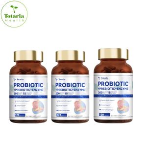Totaria Probiotic Supplement 200 Billion with Digestive Enzymes Prebiotics and Cranberry for Daily Digestive Support