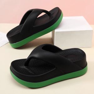 Free Shipping WomenS Thick-Soled Flip-Flops For Summer Outdoor Wear Indoor And Home Use Thick-Soled Non-Slip Sandals
