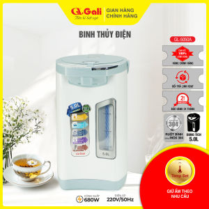 Bình Thủy Điện Gali GL-5050A 5L – Inox 304 Bơm Điện Giữ Nhiệt Đun Sôi Nhanh Khóa Trẻ Em Tiết Kiệm Điện  Bảo Hành Chính Hãng 24 Tháng